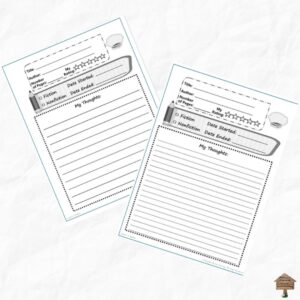 Book Notes for Kids Freebie