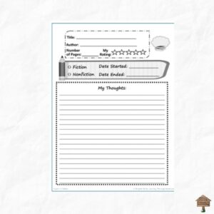 FREEBIE: Book Notes for Kids Printable