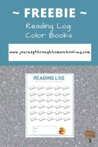 FREEBIE: Reading Log Color Books Challenge